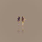 Alexandrite Marquise  Drop Studs