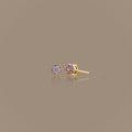 Hexagon Alexandrite Studs