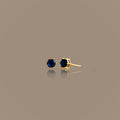 Hexagon Sapphire Studs