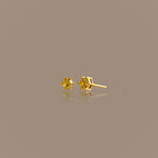 Hexagon Topaz Studs