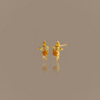 Ombre Cluster Topaz Studs