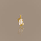 Floral Diamond Charm