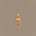 Floral Topaz Charm