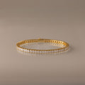 Bracelet tennis en diamant princesse