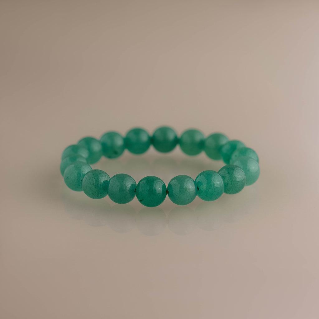 Bold Jade Beaded Bracelet