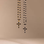 Midnight Cross Necklace