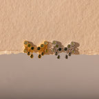 Peridot Raindrop Studs
