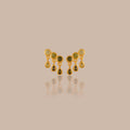 Peridot Raindrop Studs