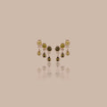 Peridot Raindrop Studs