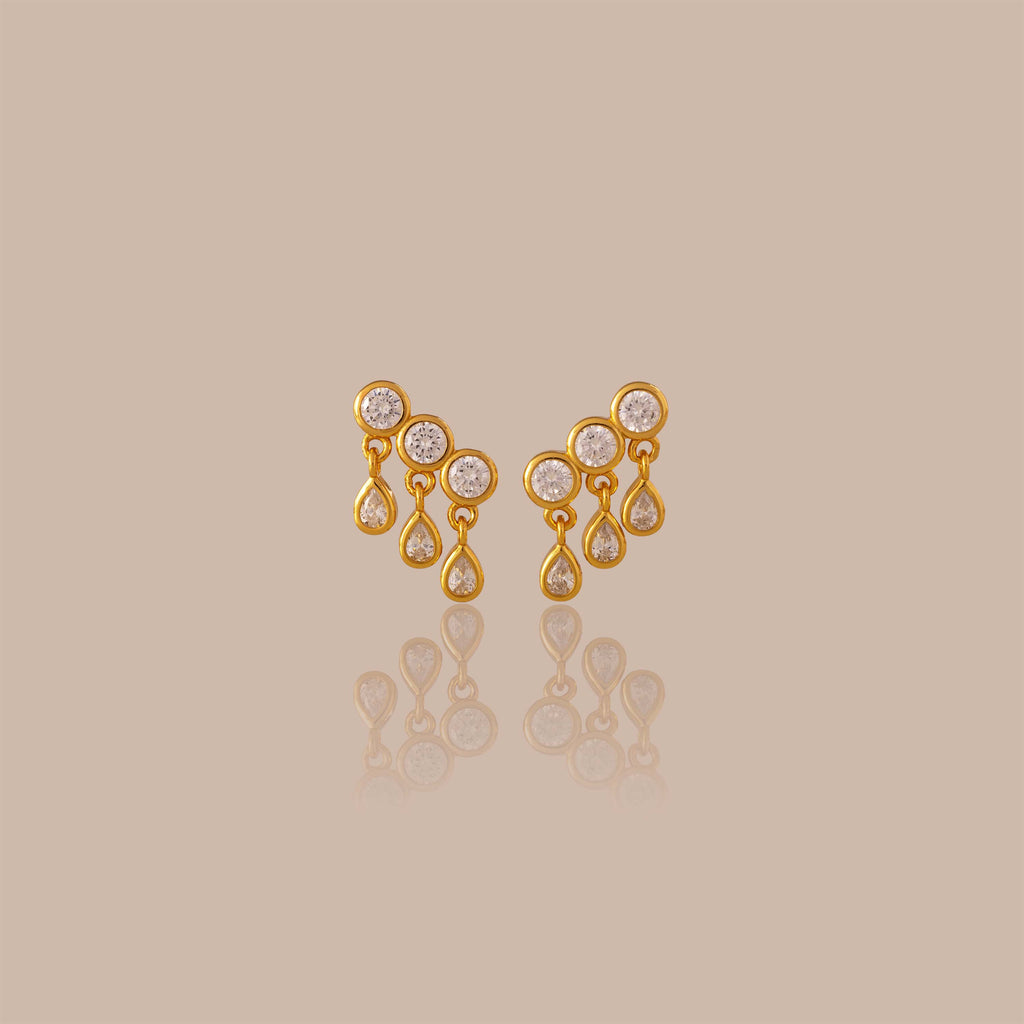 Diamond Raindrop Studs