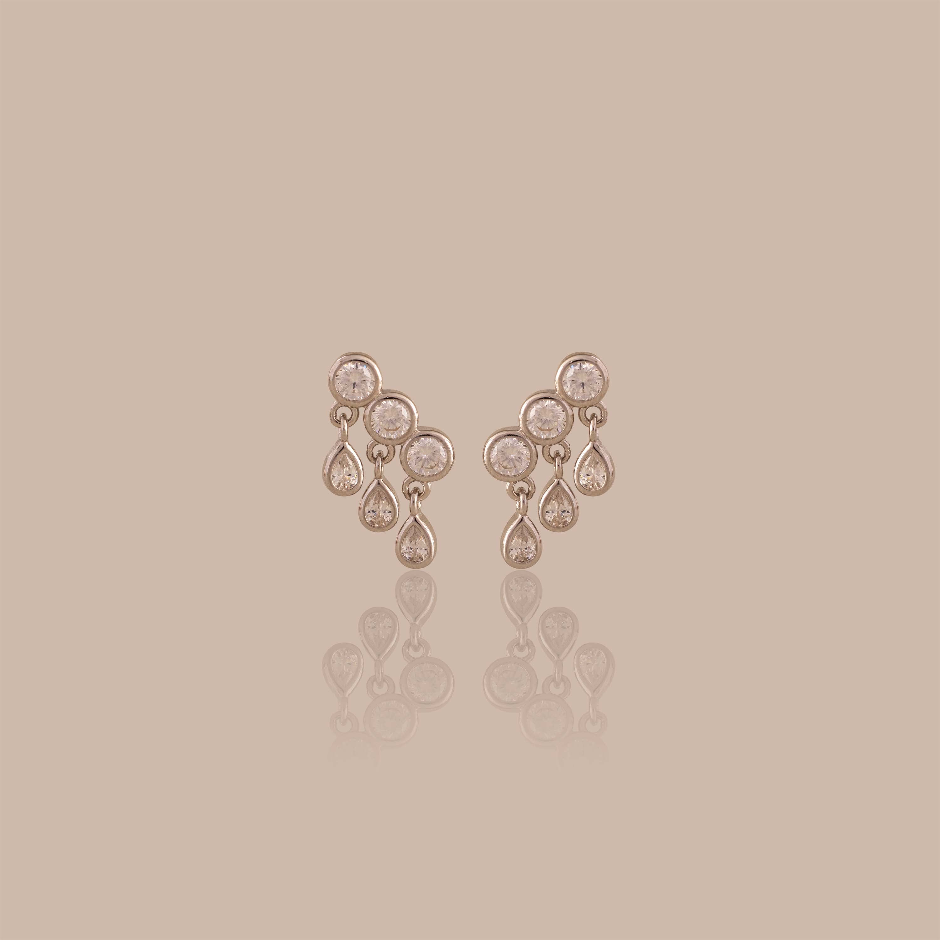 Diamond Raindrop Studs