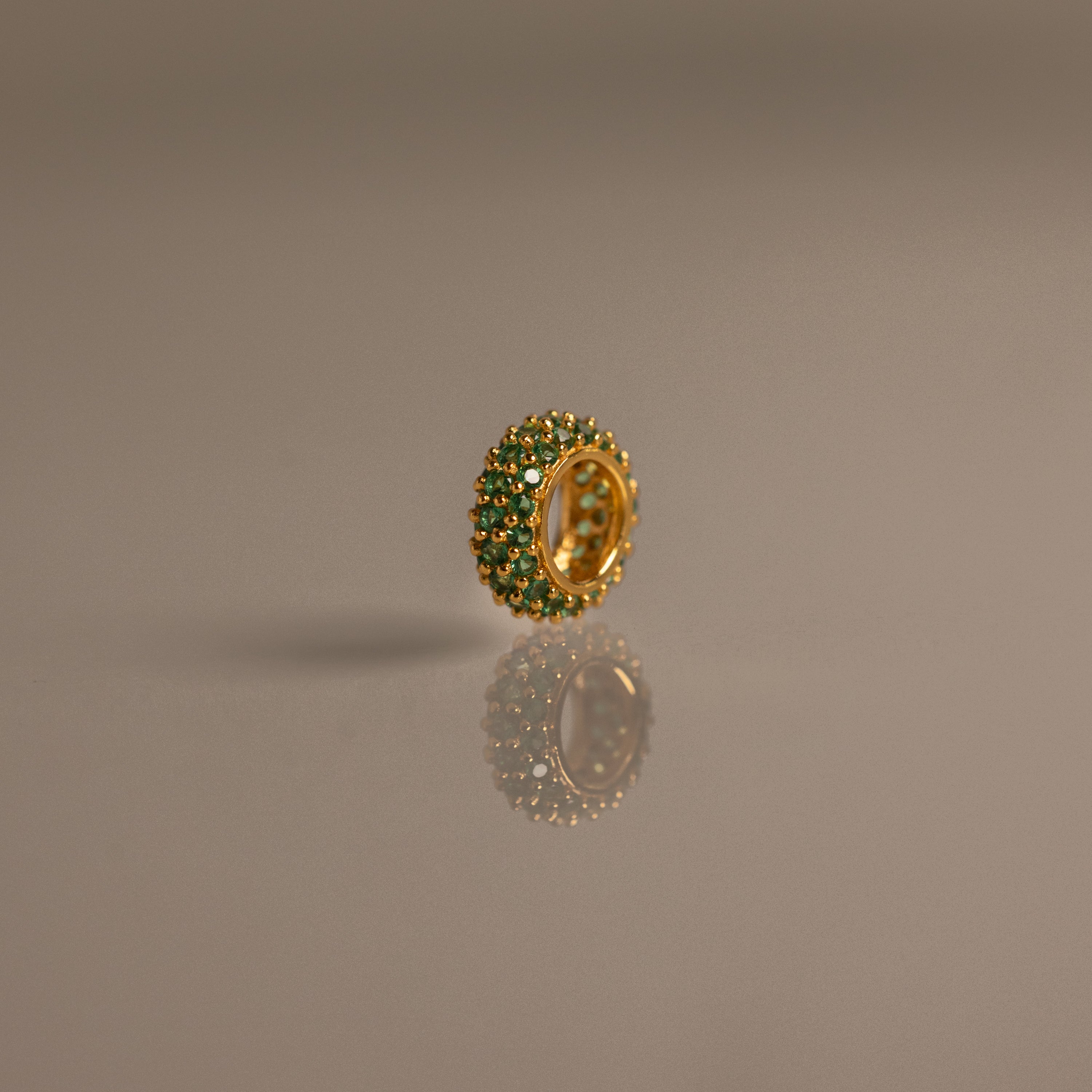 Pave Birthstone Charm Spacer