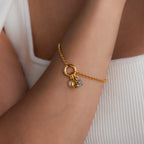 North Star Aquamarine Charm