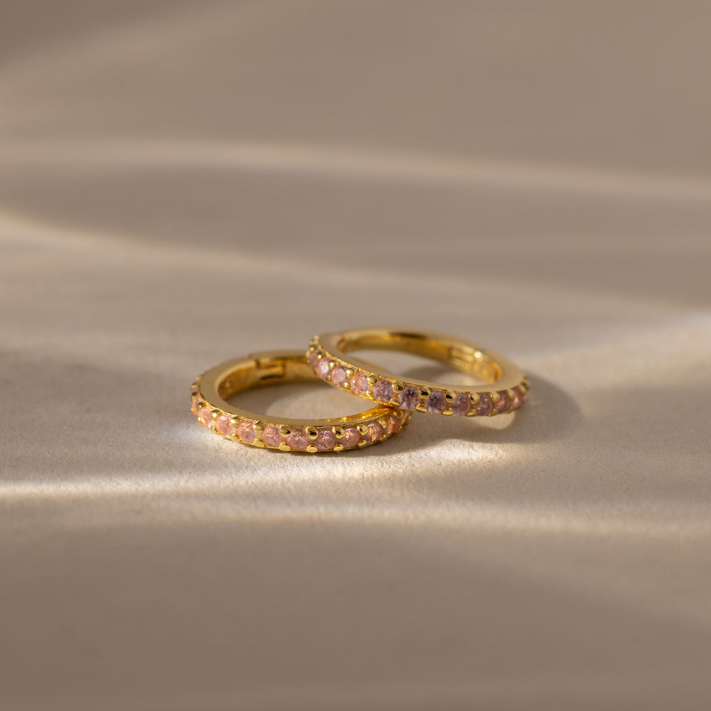 Birthstone Clicker Huggies