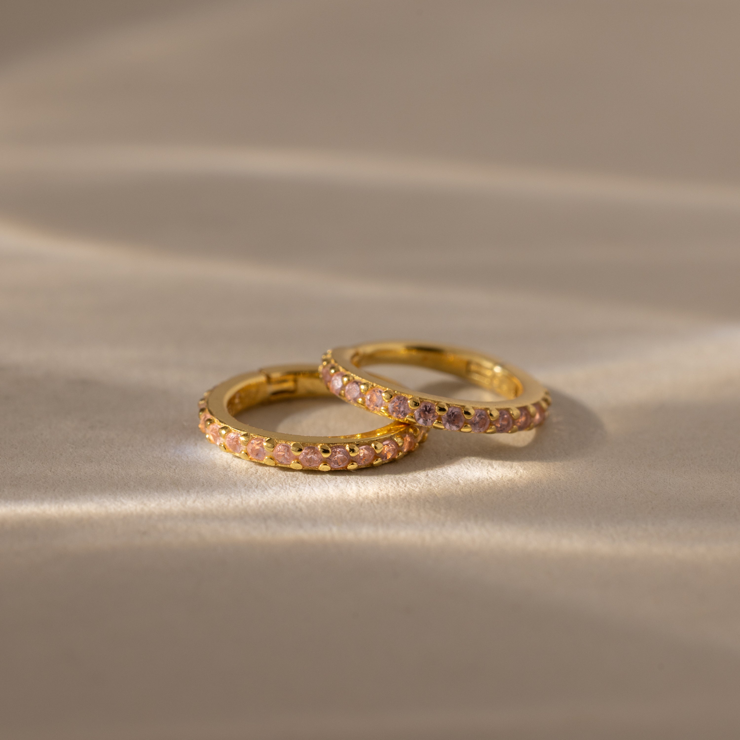 Birthstone Clicker Huggies