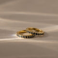 Sapphire Clicker Huggies