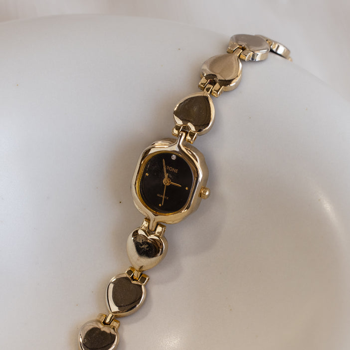 Vintage Krone Heart Gold Watch