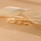 Textured Stacking Ring Set