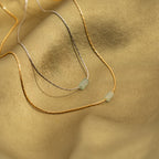 Collier barre en aventurine délicate