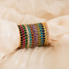 Eternity Tennis Opal Ring