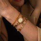 Oval Infinity Link Timepiece