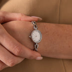 Oval Infinity Link Timepiece in Silver