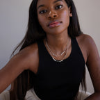 Carrie Box Chain Multiple Name Necklace in Sterling Silver