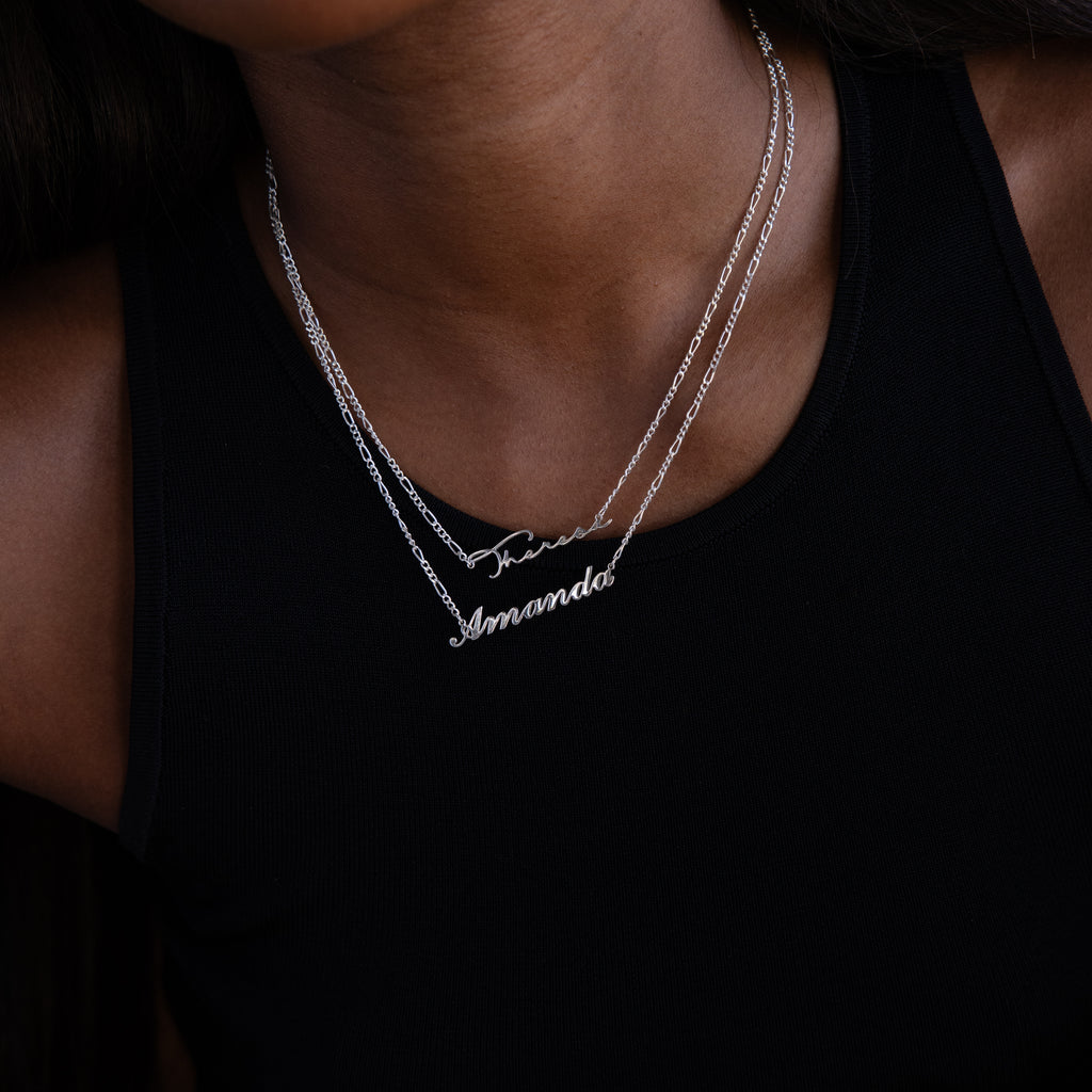 Collier prénom Carrie en chaîne Figaro