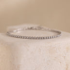 White Gold Classic Tennis Diamond Bracelet
