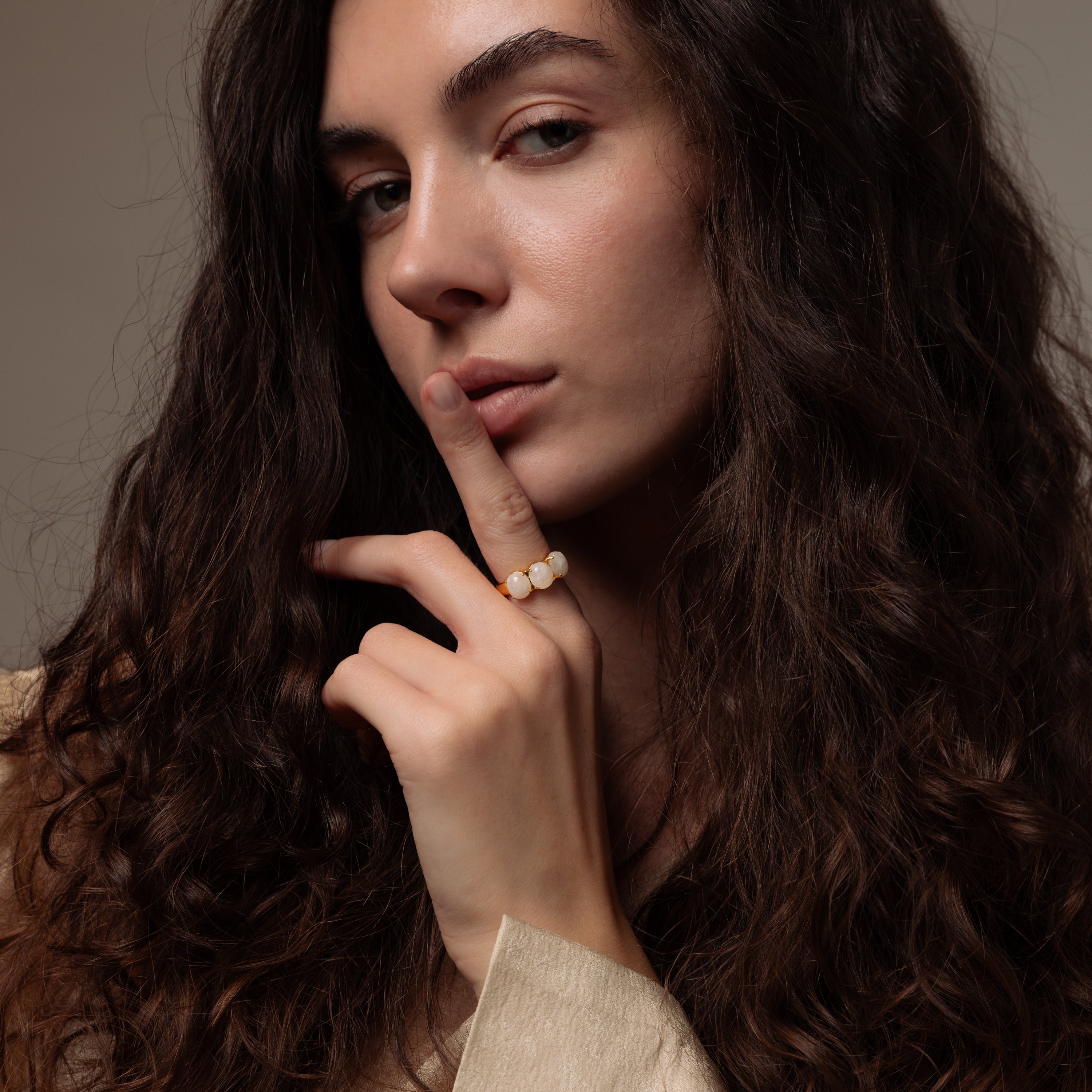Cosmic Moonstone Ring