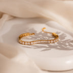 Bracelet tennis baguette vertical