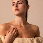 Solace Pave Cross Necklace