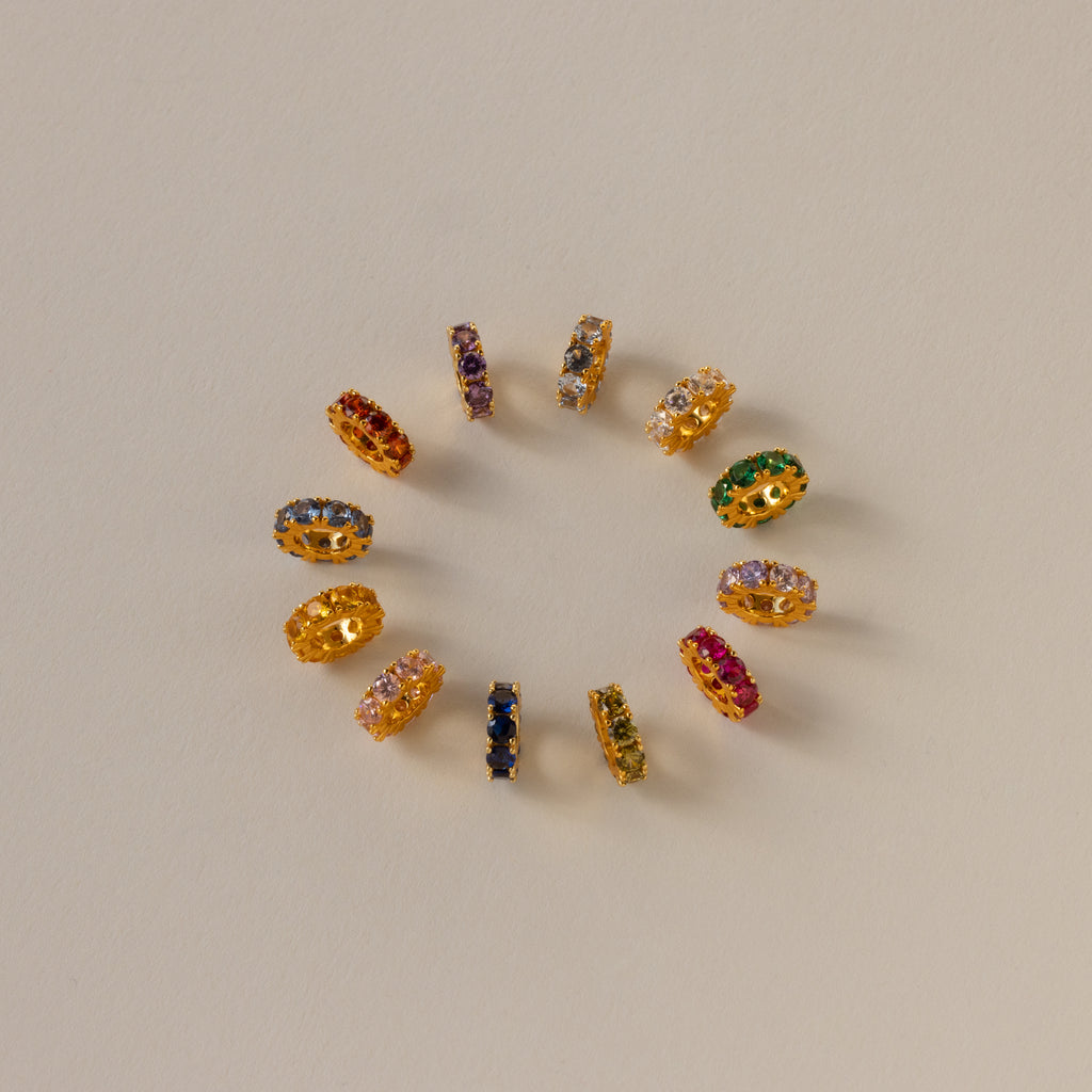 Infinity Birthstone Charm