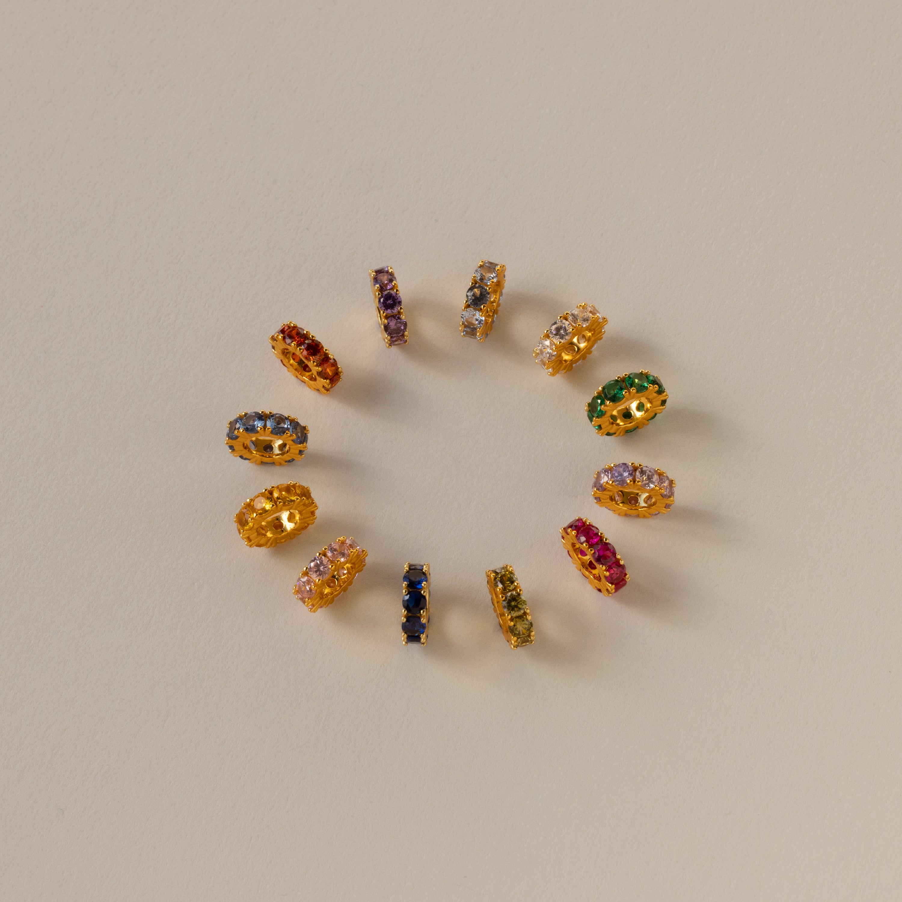 Infinity Birthstone Charm