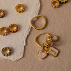 Infinity Blue Zircon Charm