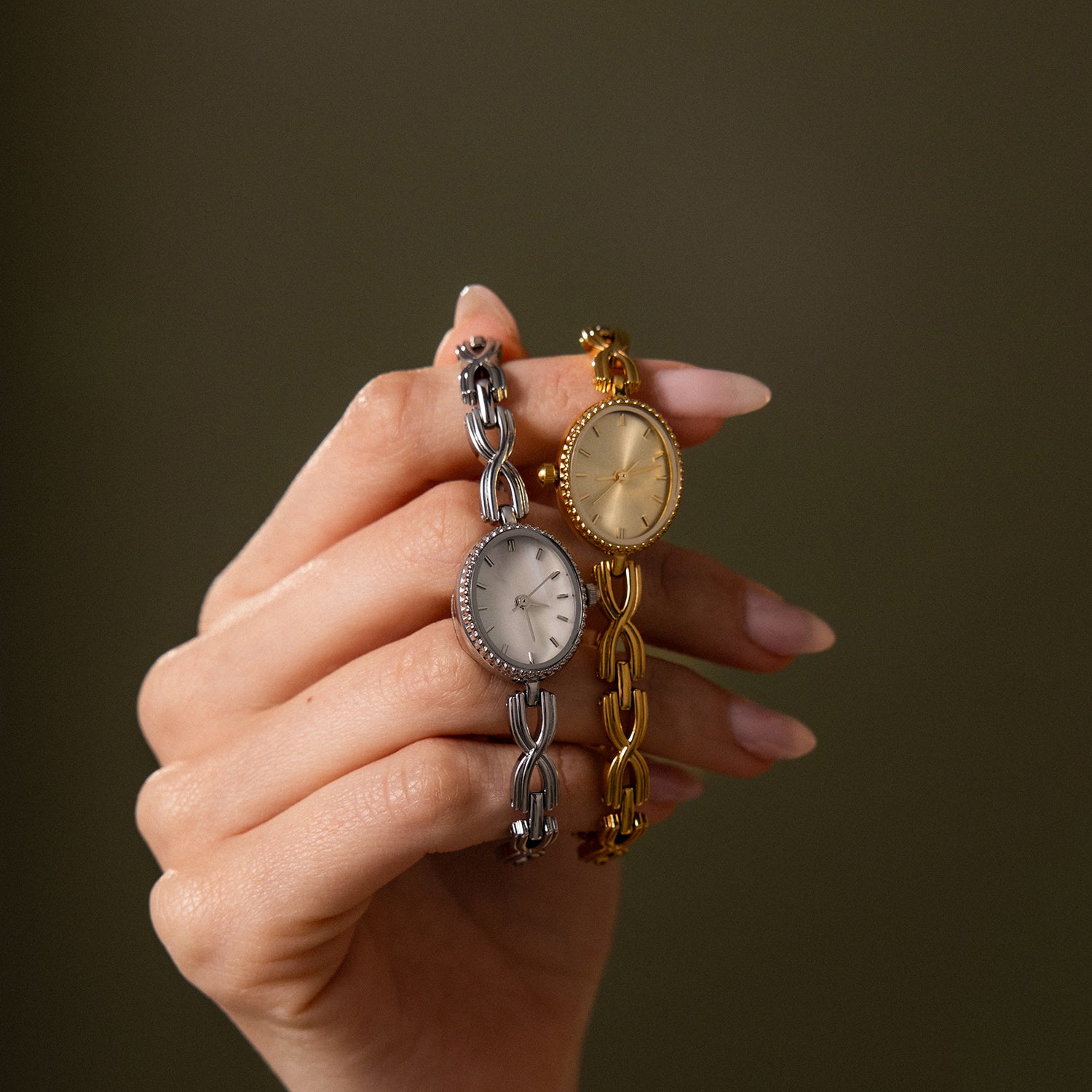 Oval Infinity Link Timepiece