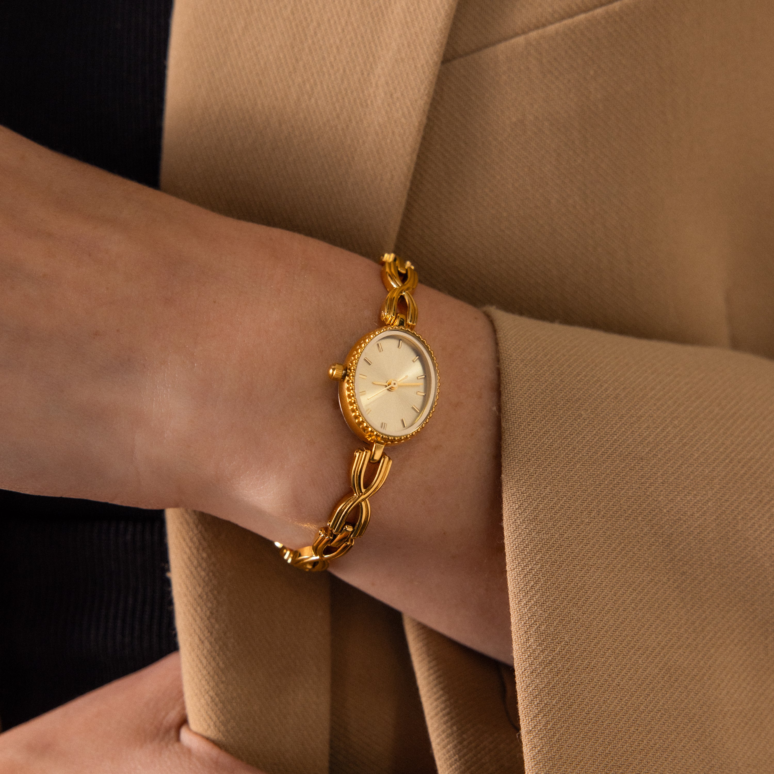 Oval Infinity Link Timepiece
