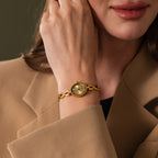 Oval Infinity Link Timepiece in 18K Gold