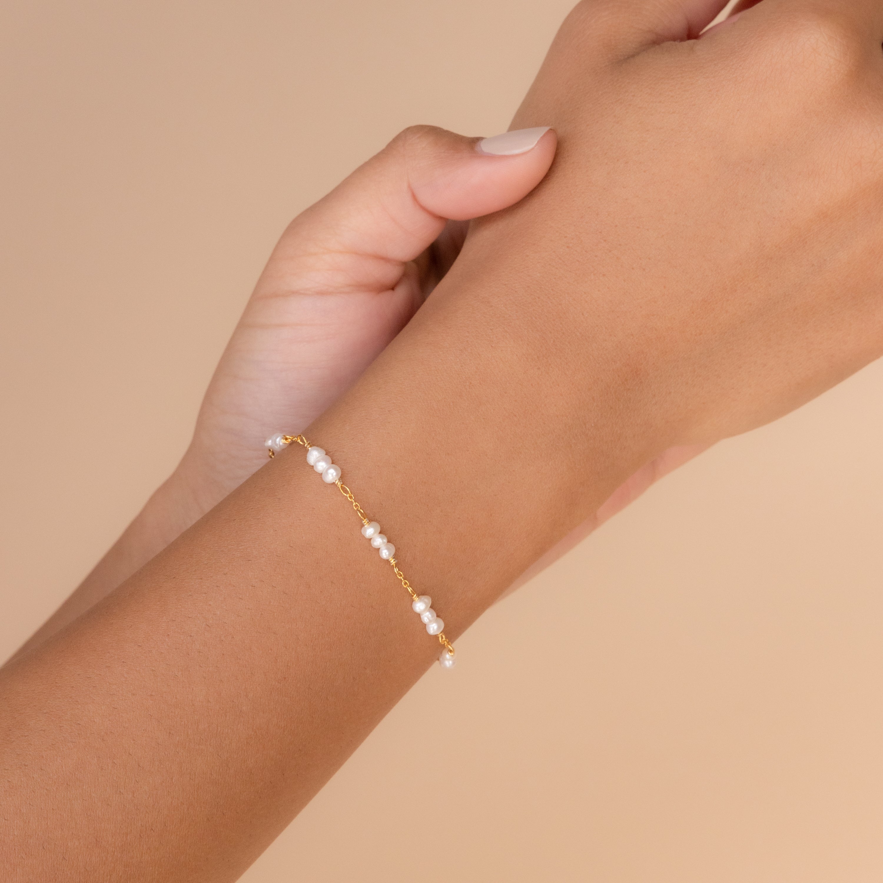 Hali Pearl Station Bracelet