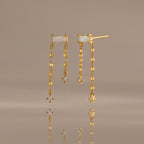 Opal Cascade Studs in 18K Gold