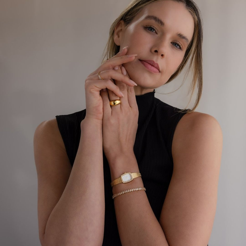 Petite Mesh Timepiece