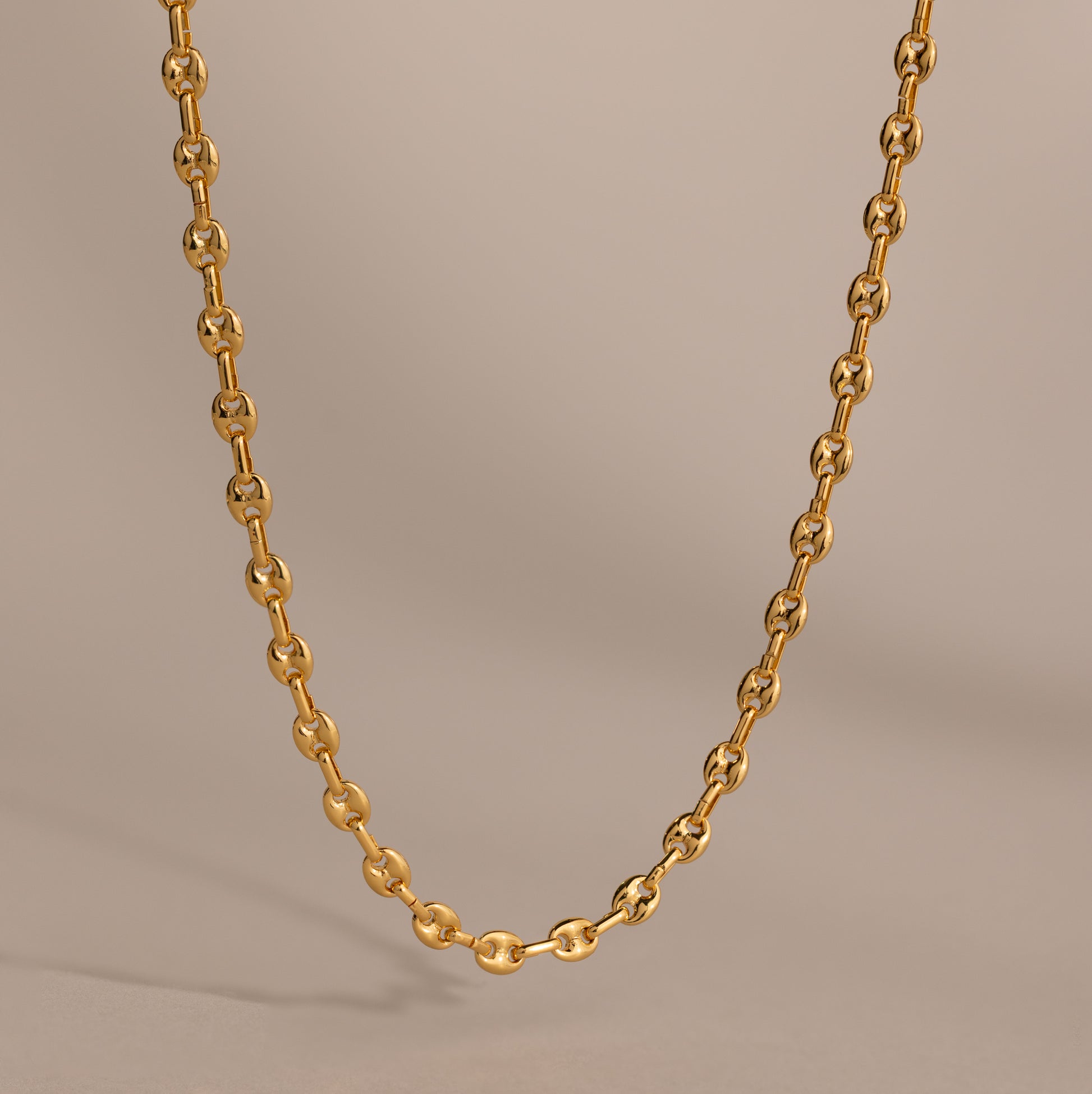 18k Gold Mariner Chain 18k Gold Filled 2mm Flat Mariner Chain 16
