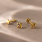 Close up of our Starlight Studs and flatback posts