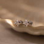 Close up of our Starlight Flatback studs in Silver