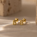 Bubble Initial Flatback Studs