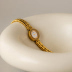 Rare Vintage Roberta Di Camerino Pave Gold Watch