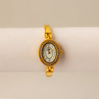 Vintage Takeo Nishida Oval Gold Watch