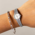 Vintage Rado Swiss Mesh Silver Watch
