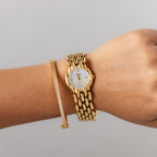 Vintage Louis Philippe Swiss Pearl Gold Watch