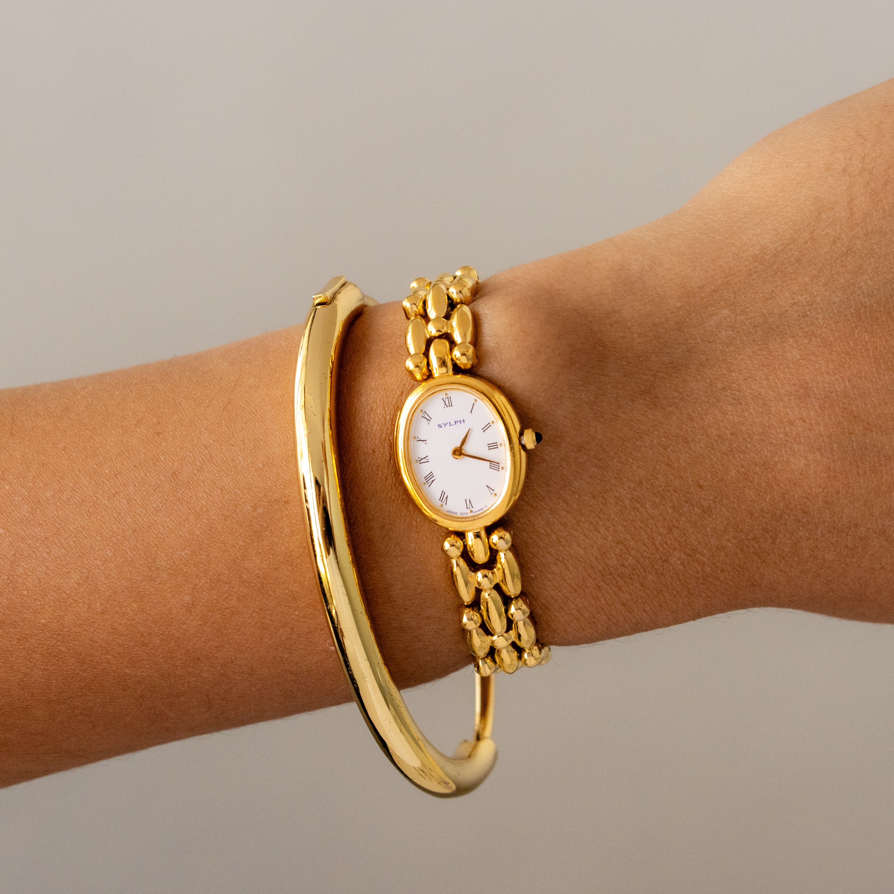 Vintage Citizen Sylph Oval Gold Watch